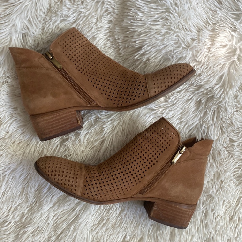 Sam Edelman Tan Pamina Booties